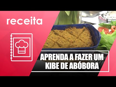 Aprenda a fazer um delicioso Kibe de Abóbora - 16/11/21