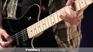 Video thumbnail for Music Man Game Changer HSH video demo Guitarist magazine by Guitarist