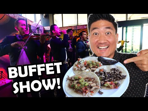 TUDO QUE VOCÊ PODE COMER TACOS no MELHOR BUFFET MEXICANO de Orange County!