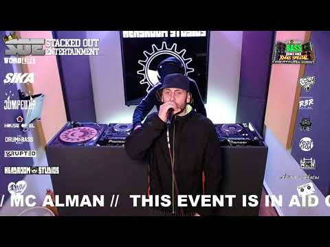 Redmano /w MC Alman - Drop The Bass Xmas Special @stackedoutentertainment