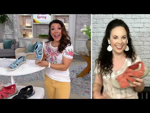 Earth Origins Suede Sport Sandals - Savoy Siena on QVC
