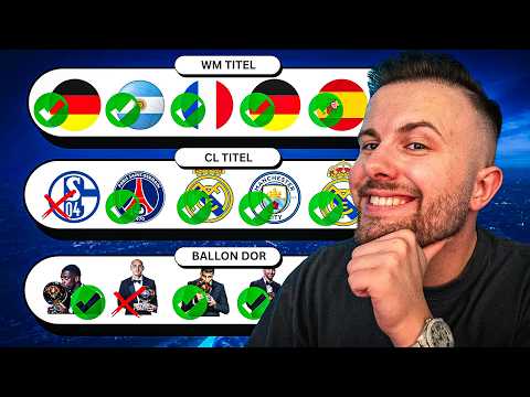 Alle BUNDESLIGA MEISTER ⁉️GamerBrother TESTET sein FUßBALLWISSEN 🤐