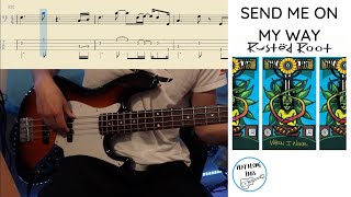 Download lagu Rusted Root: Send Me On My Way - Bass Cover with Bass Tab mp3