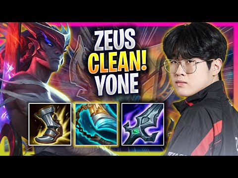 ZEUS IS SUPER CLEAN WITH YONE! - HLE Zeus Plays Yone TOP vs Aatrox! | Season 2024