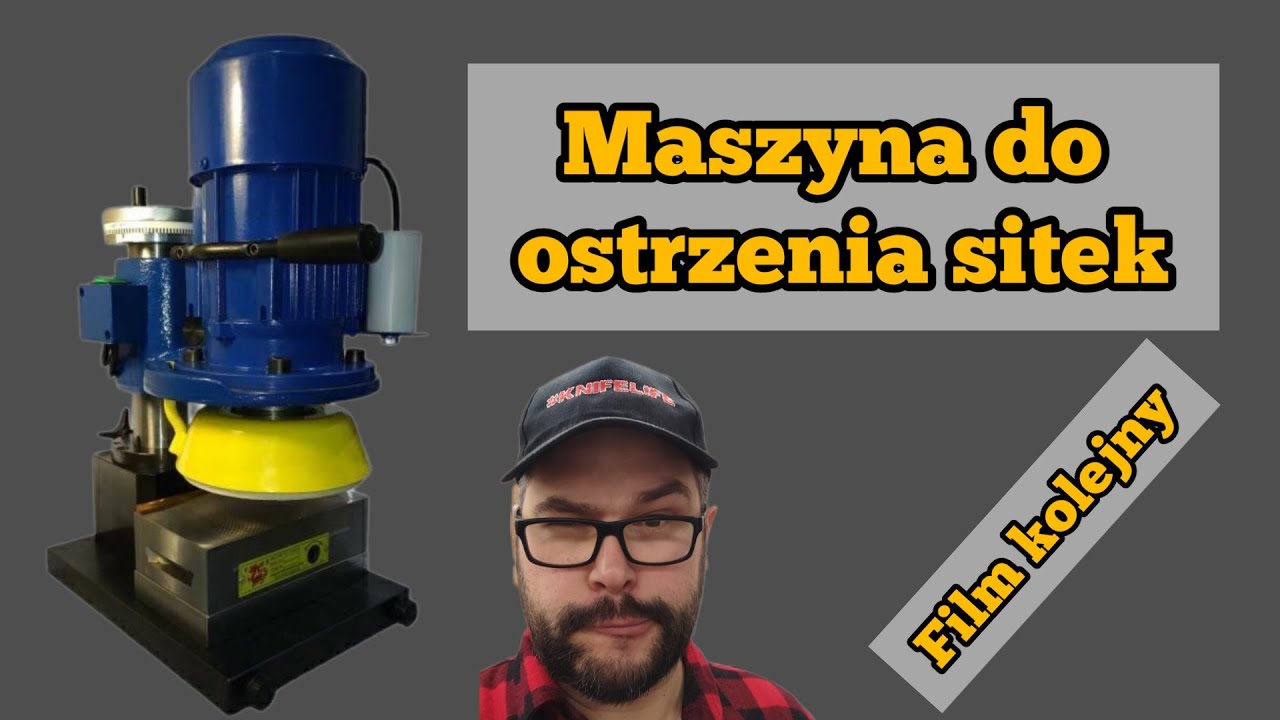 Maszyna do ostrzenia noży i sitek do mielenia mięsa
