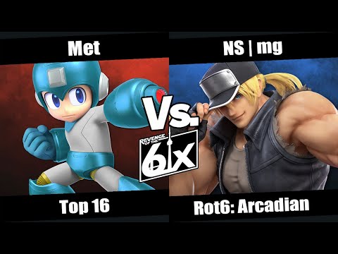 ROT6 Arcadian Top 16 - Met (Mega Man) vs NS | mg (Terry) SSBU Singles