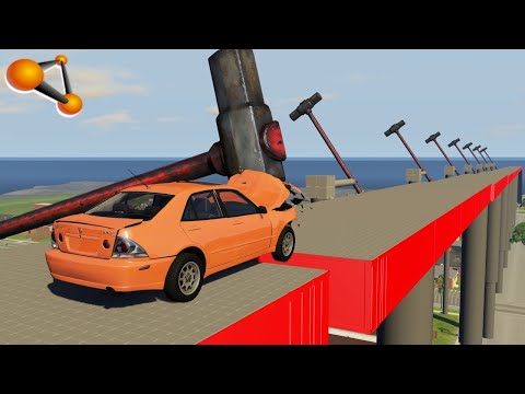 BeamNG.drive - Giant Destructive Hammers