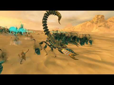 Total War : Warhammer II | Settra the Imperishable Vs. An Army of Spirits! |