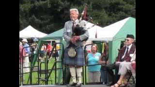 Colin MacKenzie piping the Lament at the 2012 Portland Scottish Highland Games