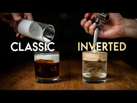 How to make a CREAM WASHED cocktail | INVERTED White Russian recipe