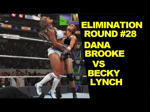 WWE 2K19 Dana Brooke vs Becky Lynch - Extreme Elimination Round #28
