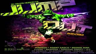 Jump Out Riddim mix  [JUNE 2014]   (DI GENIUS RECORDS) mix by djeasy