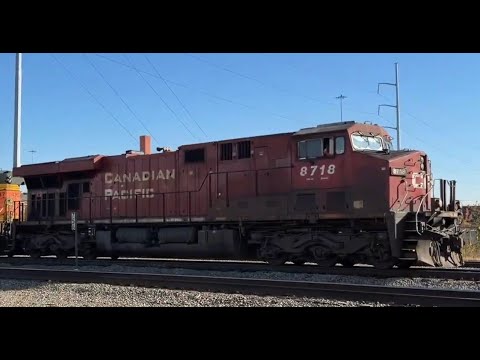 BUSY Morning at Tower 55- CP Leader, GREX Work Train, Open Containers, and More