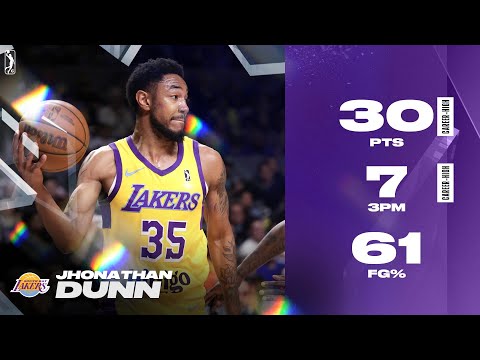 Jhonathan Dunn Dropped a CAREER-HIGH 30 PTS & 7 3PM in Win Over Stars!