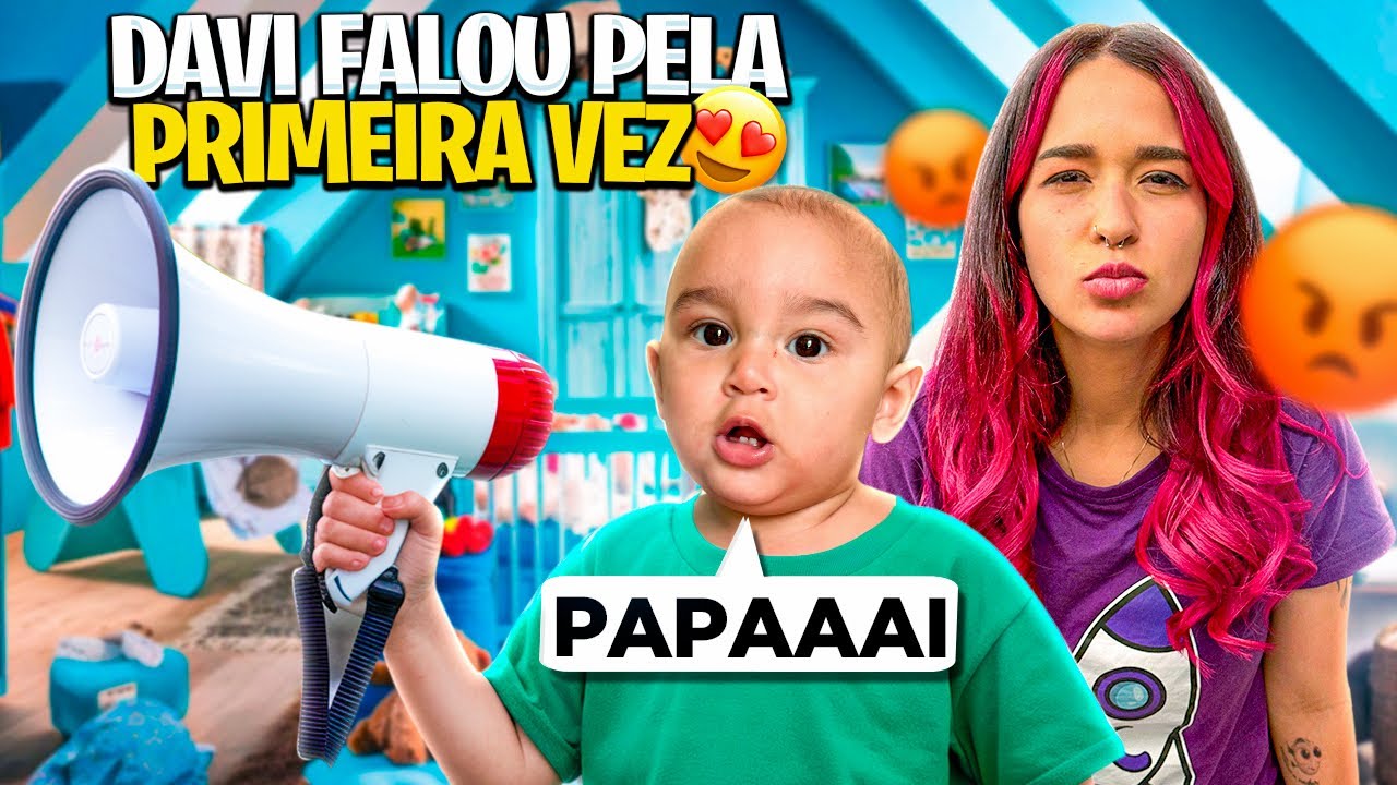 O DAVI FALOU PELA PRIMEIRA VEZ *eu chorei