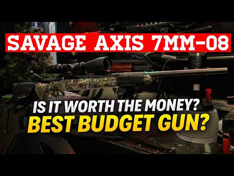 Savage Axis 7mm-08 Rifle Review! Trash or Great Budget Rifle?
