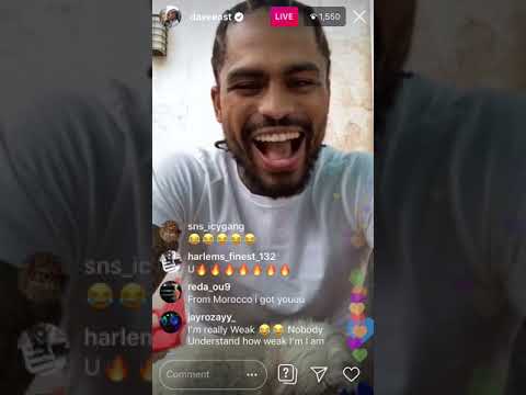 Dave East On IG Live Getting High With His Dog 😂😂😂