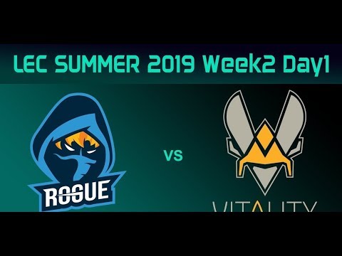 Rogue vs Team Vitality | LEC Summer 2019 W2D1 | FULL GAME