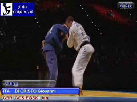 Judo 2009 Birmingham: Di Christo (ITA) - Gosiewski (GBR) [-73kg].
