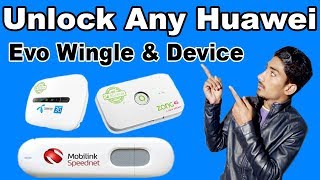 How to unlock Zong, Mobilink, Telenor 3g and 4g wingle | unlock any huawei 4g 3g device in 2019