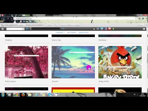 comment modifier page accueil chrome