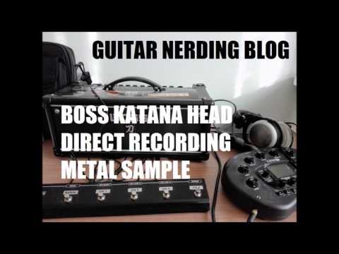 Boss Katana Head - Direct Usb Recording Metal - Guitar Nerding Blog