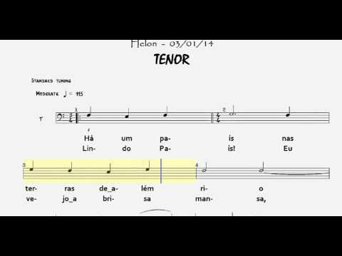 HINÁRIO ADVENTISTA - 571  LINDO PAÍS - TENOR