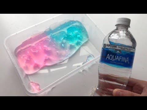 ¡SLIME DE AGUA!💧Prueba recetas de slime SIN PEGAMENTO ni bórax.