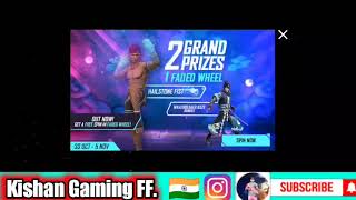 HOW TO GET HAILSTONE FIST SKIN | FREE FIRE NEW FADED WHEEL EVENT / FADED WHEEL ONE SPIN TRICK