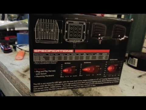 best off road LEDs ever! Rigid industries D2 unboxing