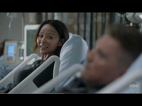 Tim and Lucy in the hospital #therookie