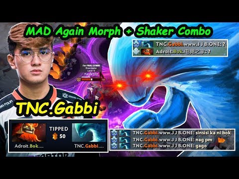 Mad Mode Again !! TNC Gabbi [Morphling] Shaker Combo RAMPAGE vs Adoit.Bok Dota 2 pro Gameplay 7.26