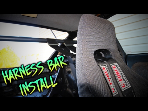 240SX S13 NRG HARNESS BAR INSTALL