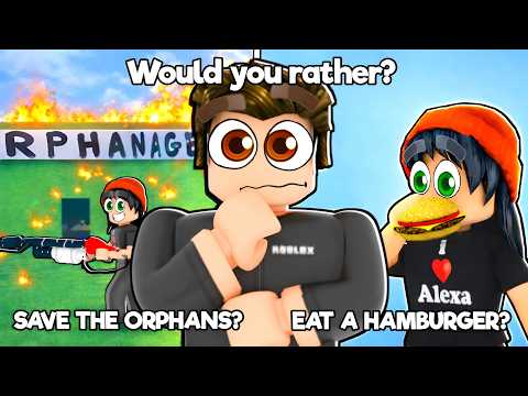 ROBLOX WOULD YOU RATHER WITH ALEXA!