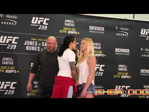 UFC 239 Los Angeles Media Day Face Offs