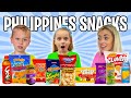 Gaby Try Philippines Snacks For The First Time