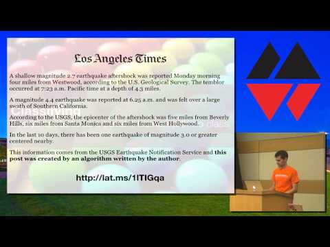 MountainWest RubyConf 2014 - Five machine learning techniques that....