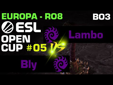 StarCraft 2 - Lambo vs Bly (ZvZ) BO3 - RO8 - ESL Open Cup #05 - Europa [PT-BR]