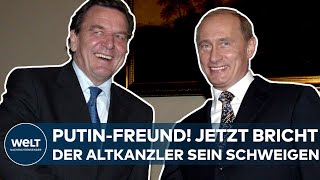 GERHARD SCHRÖDER: Jetzt bricht der Putin-Freund sein Schweigen! Das sagt der Altkanzler zum Krieg