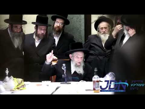 Slonimer Rebbe Conducting Rosh Chodesh Adar II Tish In Boro Park - 5782