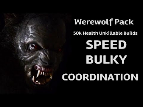 ESO - Unkillable Werewolf Pack - 50k HP WOLF BUILDS!