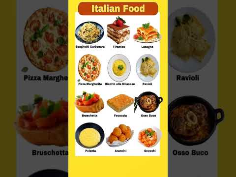 Italian Food Name #english #englishspeaking #food