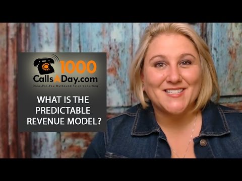 1000 Calls A Day: What is the predictable revenue model?