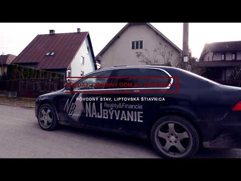 PREDAJ: RODINNÝ DOM, LIPTOVSKÁ ŠTIAVNICA