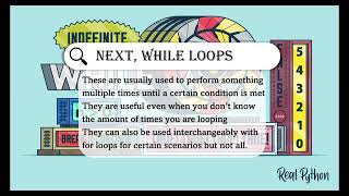 Python Essentials: Mastering Loops and File Handling for Beginners