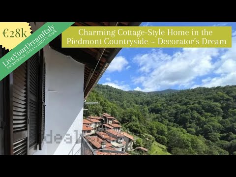 €28k ~ BIELLA PIEDMONT ITALY Character Cottage Home for Sale Cheap Italian Homes Property (SOLD)