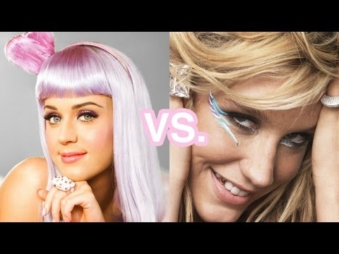 Kesha "Tik Tok" (2009) vs. Katy Perry "Califoria Gurls" (2010)