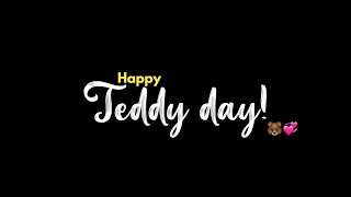 Happy Teddy Day! 🐻❤️ | Teddy Bear Day Message | Valentines week 2022 | @KK SB