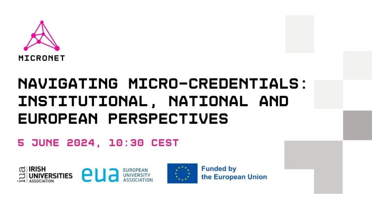 Navigating micro-credentials: institutional, national, and European perspectives