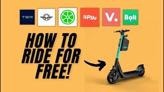 How to ride free on e-scooters? Works everywhere 🛴🛵🌏🌴